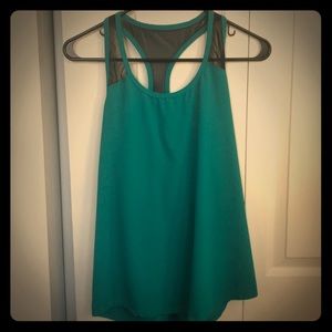 Teal Fabletics Workout Tank - Medium